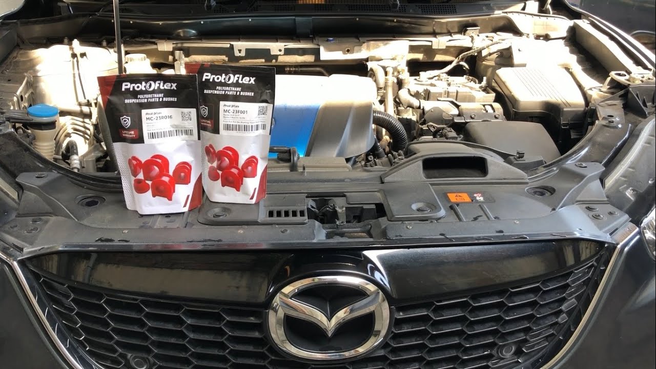 Mazda CX 5 PROTOFLEX ANTI ROLL BAR / Sway bar Polyurethane bushing kit upgrade Installation.