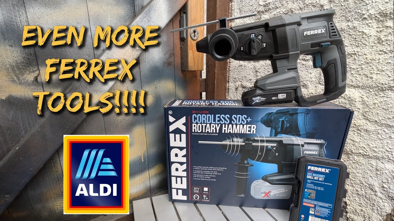 More Aldi Ferrex power tool Special Buys, this time the  SDS+ Cordless Hammer Drill!!!!!