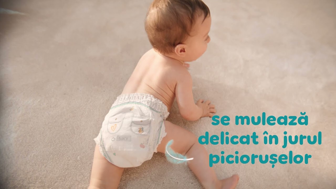 Scutecele-chiloțel Pampers Premium Care – aprobat de bebeluși!