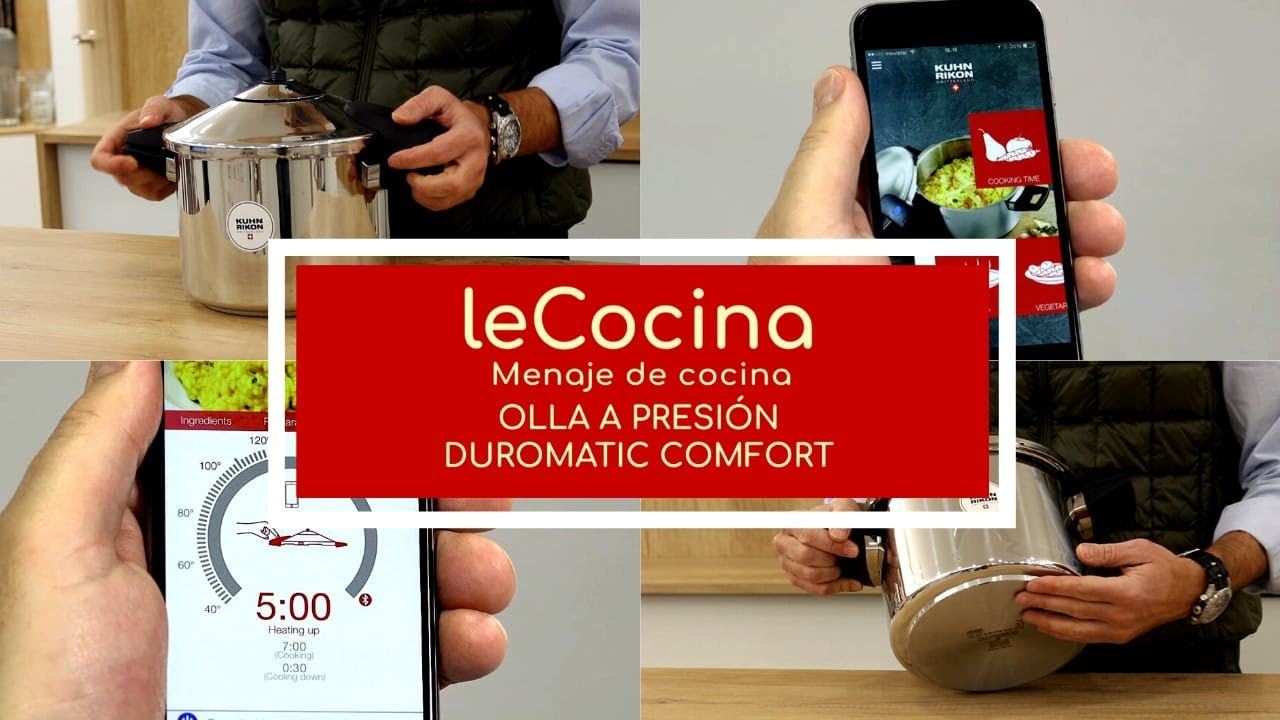 Olla express Duromatic Comfort – ¡La olla a presión inteligente de Kuhn Rikon!