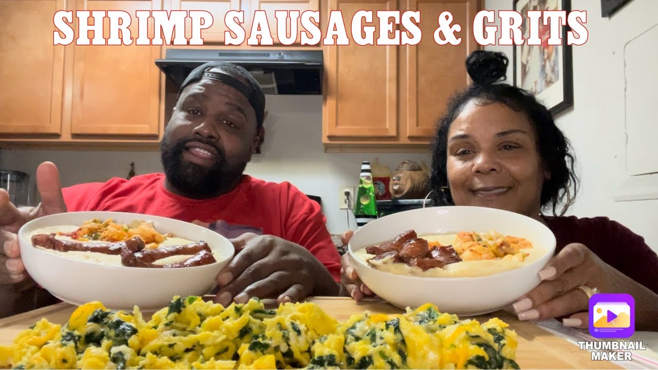 SHRIMP, SAUSAGES & GRITS