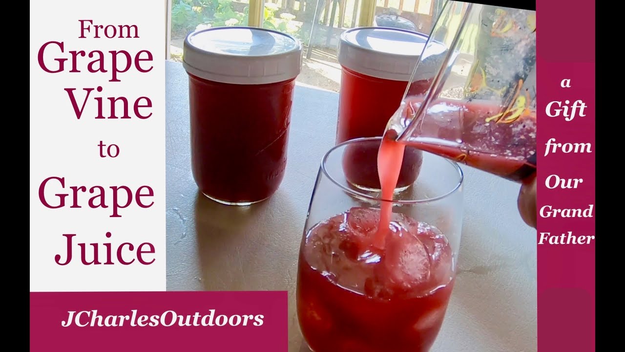 Fresh Grape Juice from Home   