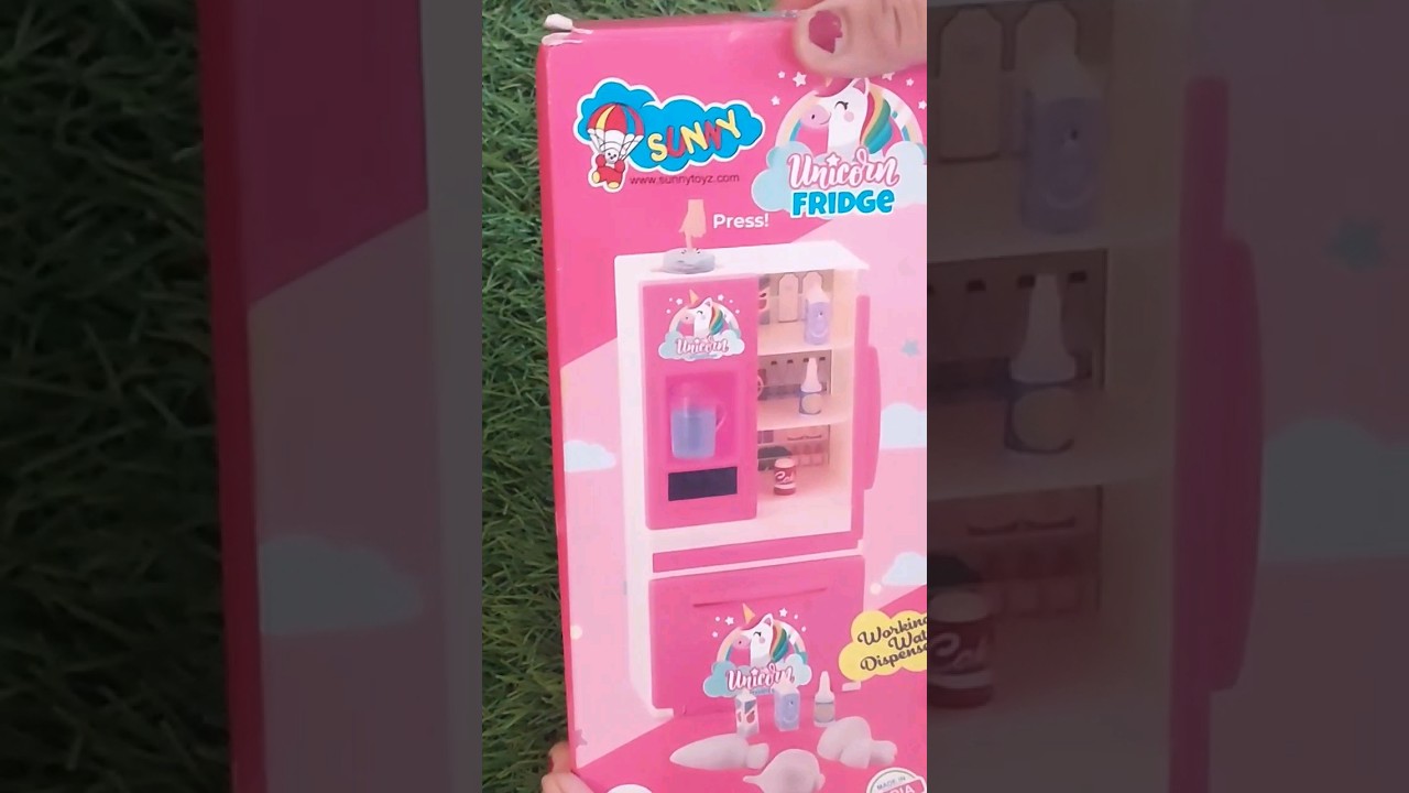 ASMR Miniature Unicorn Fridge toy #shorts #youtubeshorts #ytshorts