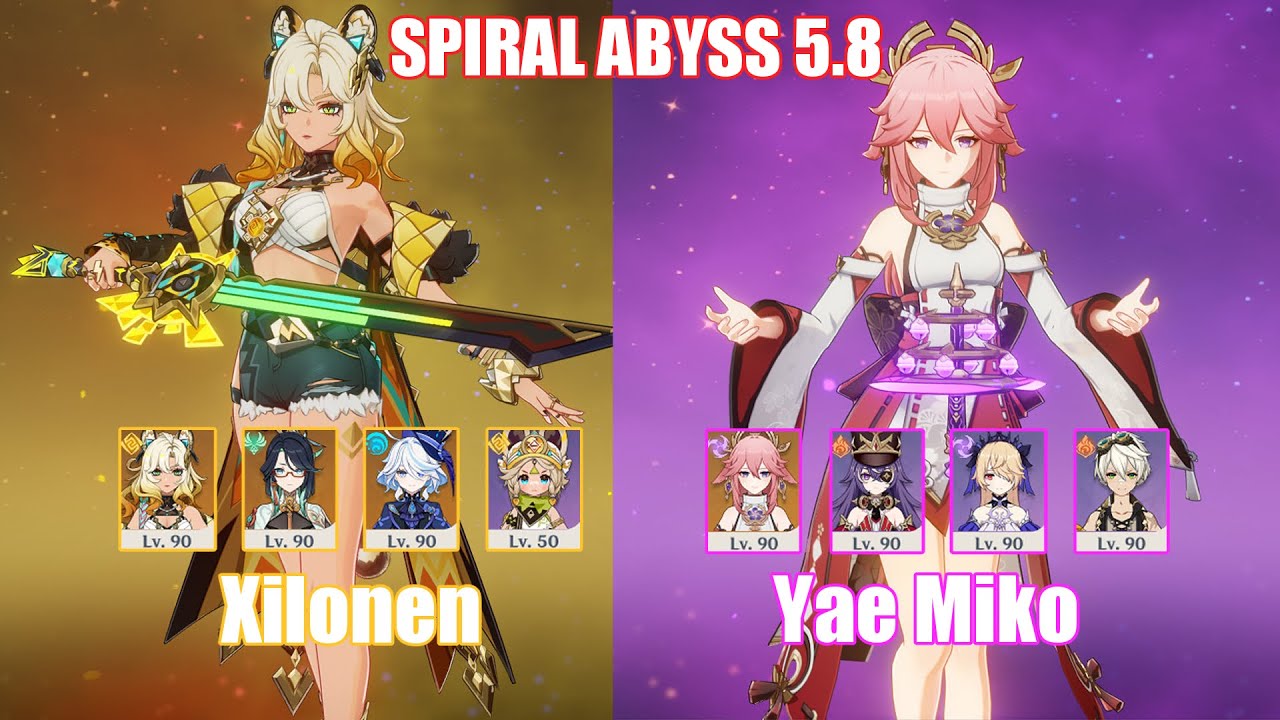 C0 Xilonen & C0 Yae Miko | Spiral Abyss 5.8 | Genshin Impact