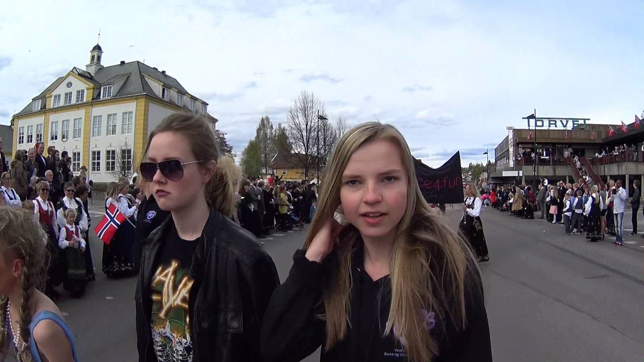 Borgertoget Raufoss 17.mai 2016