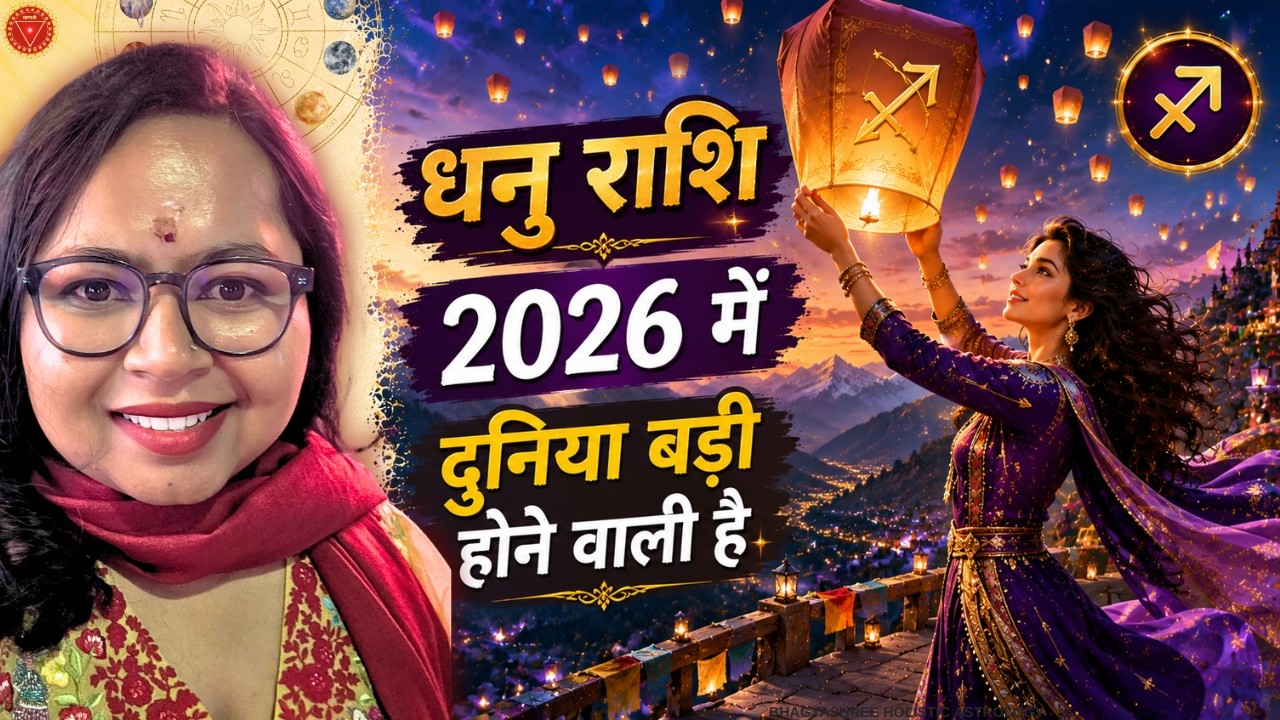 Sagittarius 2026 Horoscope by Bhagyashree | धनु राशि/लग्न वार्षिक राशिफल