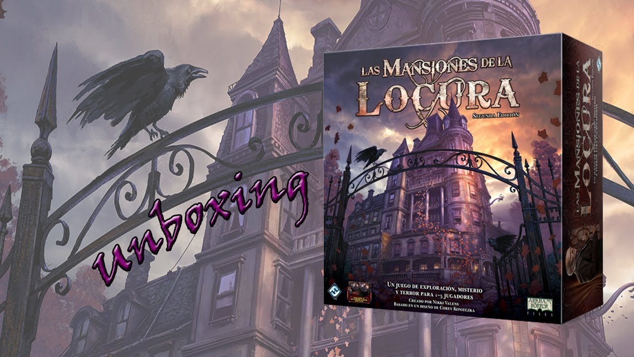 Las Mansiones de la locura 2ed  unboxing