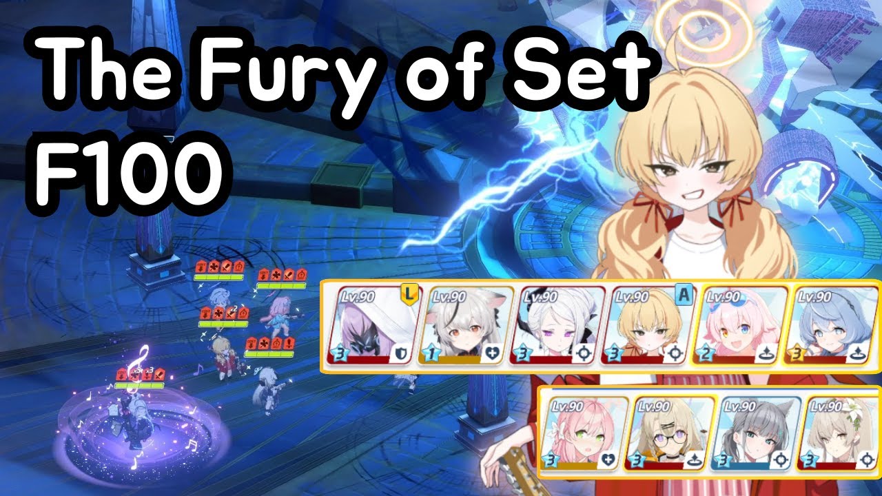[Blue Archive] Final Restriction Release - The Fury of Set (Red) - Stage 100 Clear