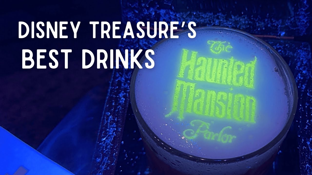 The Best Drinks on Disney's Newest Cruise Ship | Disney Treasure | Drink Reviews