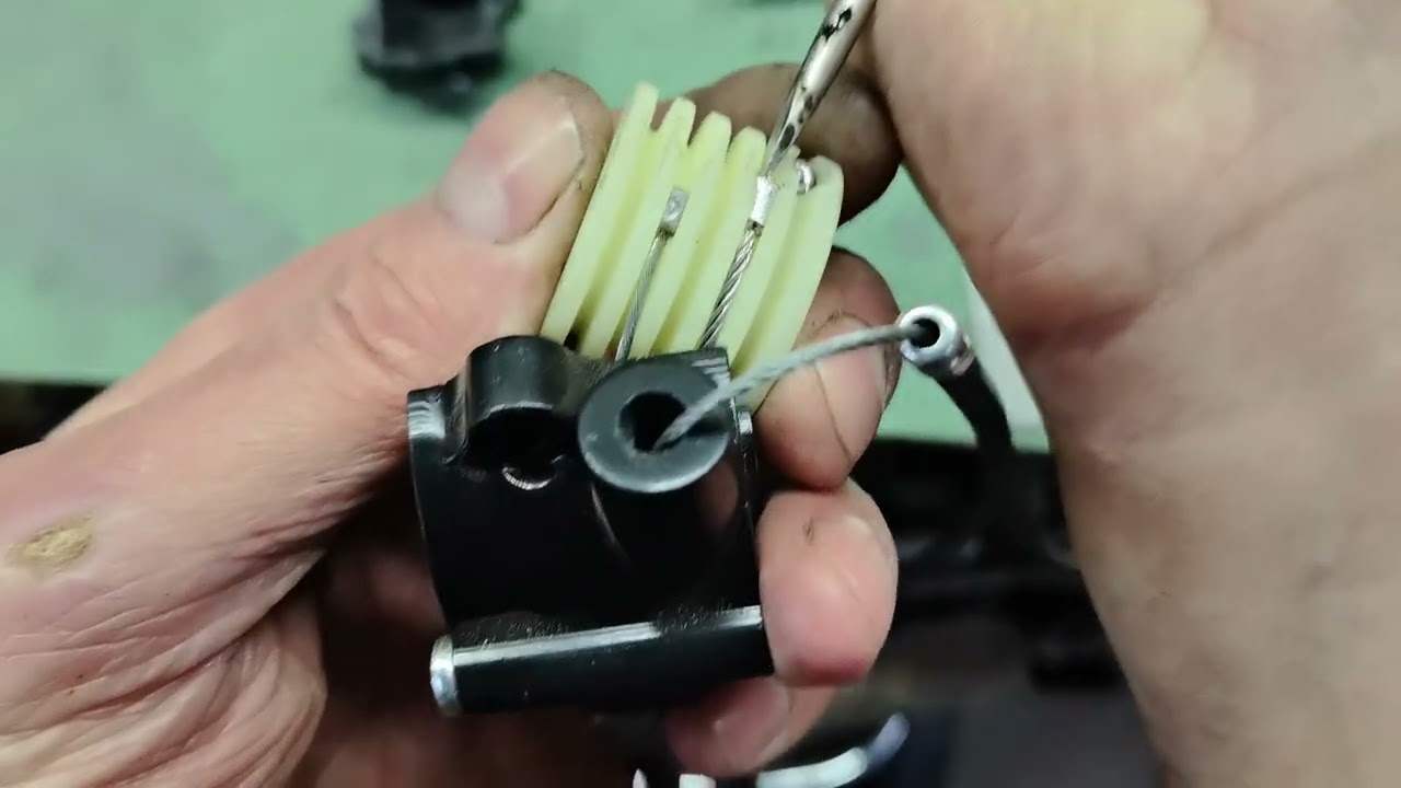 Трос 1х4 катушкой на подшипниках в реальном времени. 