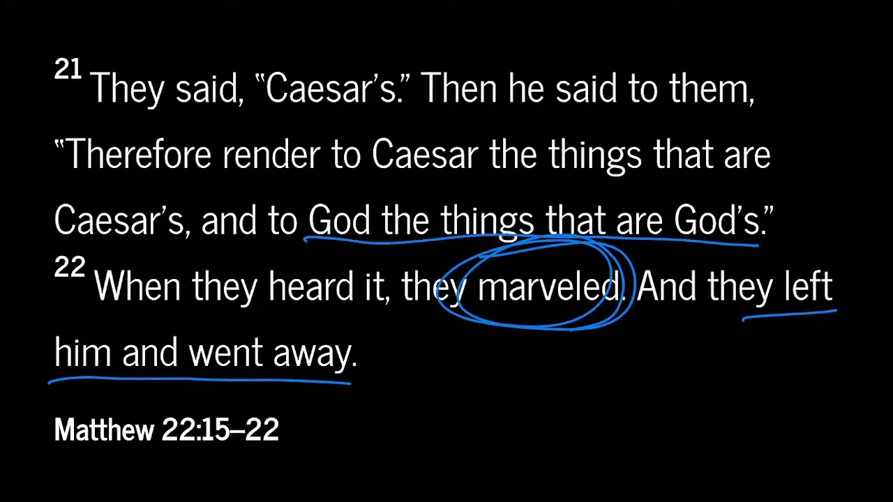 Matthew 22:15-22 (March 12, 2026) Morning Devotional