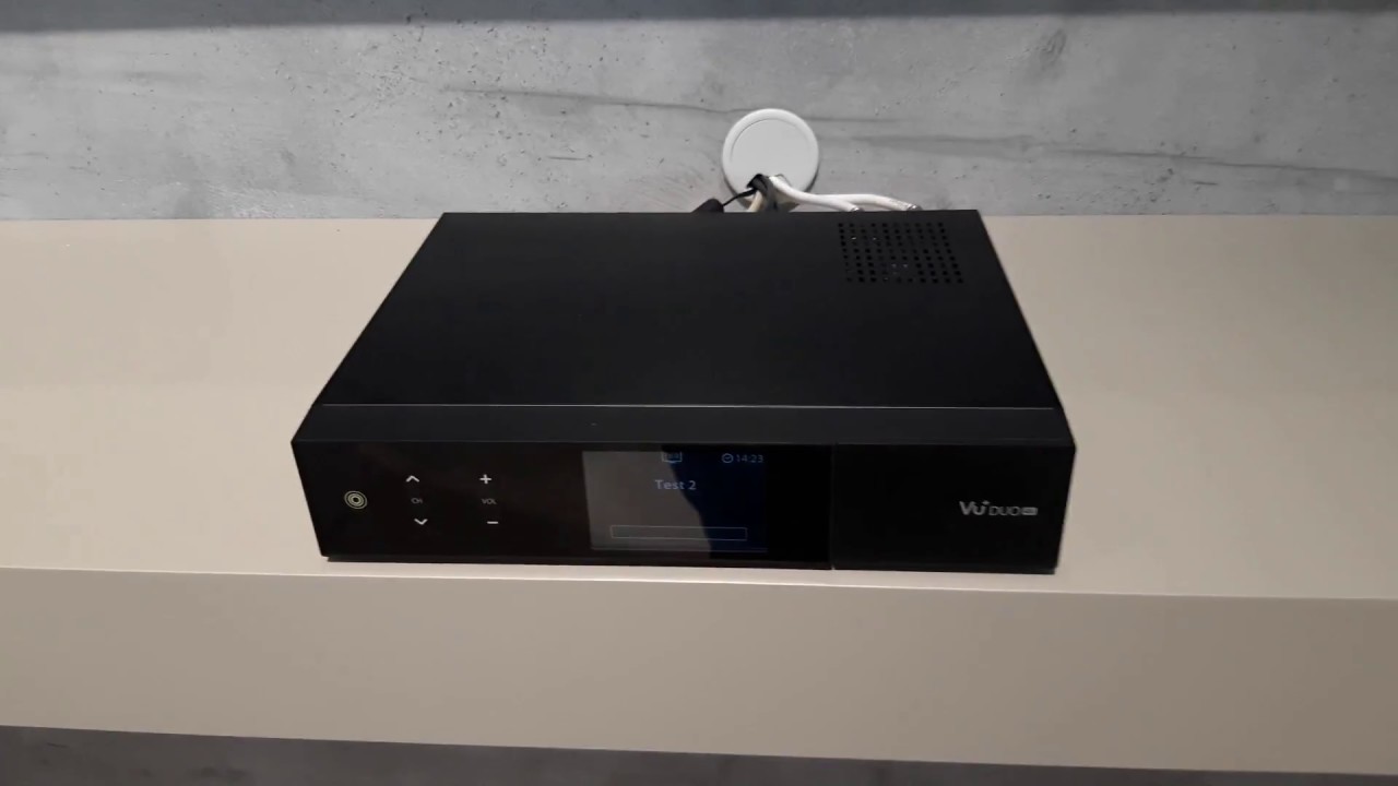 Vu+ Duo 4K  представлен на выставке ANGA COM 2018. Vu+ Duo 4K - ANGA COM 2018.