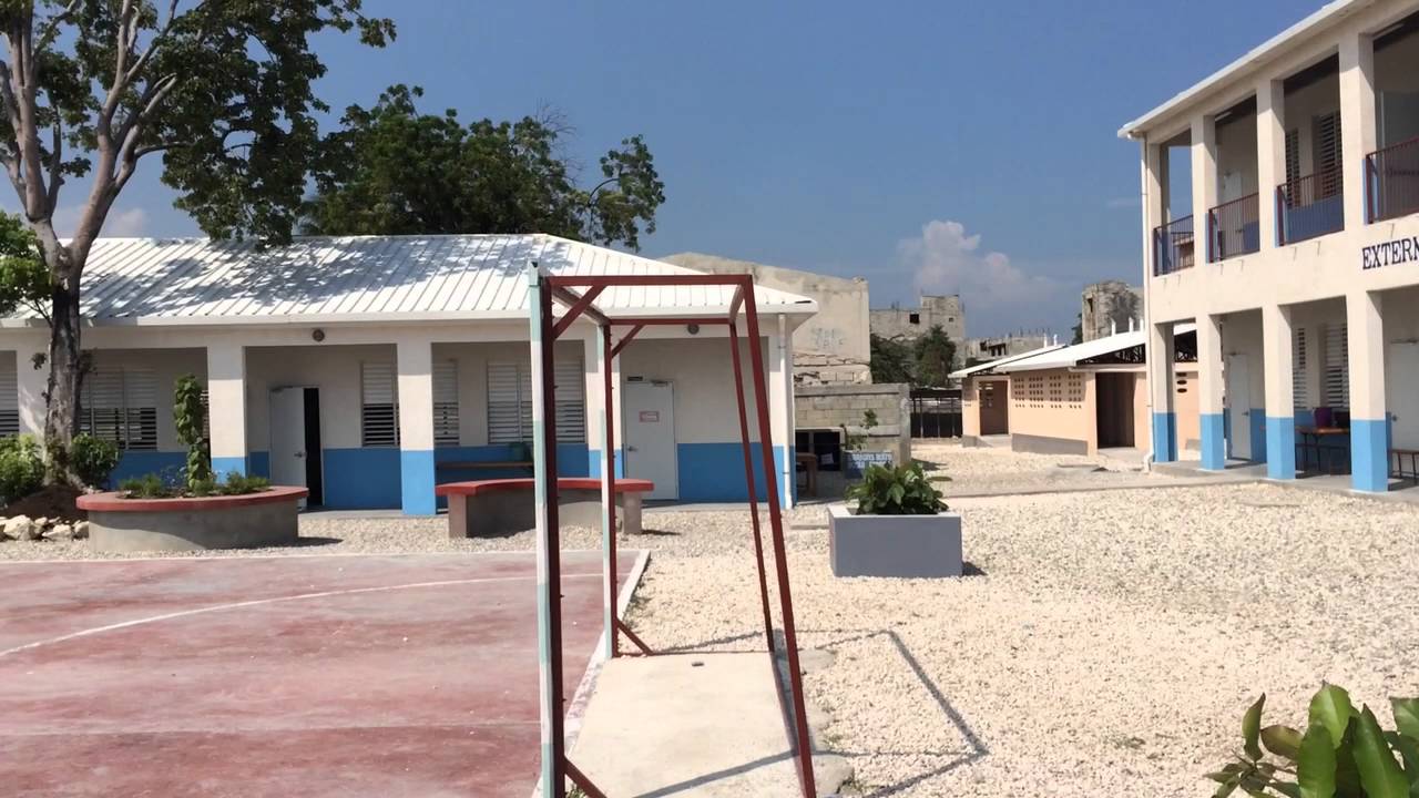 New Externat La Providence school in downtown Port-au-Prince (Haiti)