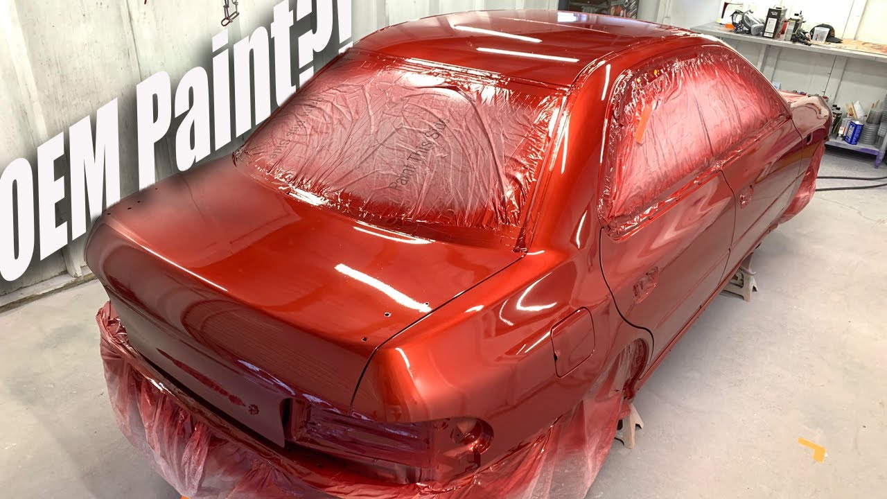 Taylor Ray's Subaru GC8 Paint Job. Officially Painted! code 94h