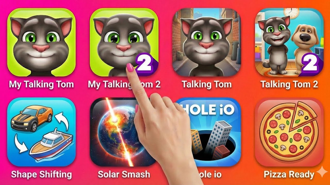 Shape Shifting, Solar Smash, Hole io, Pizza Ready, Best Gameplays 
