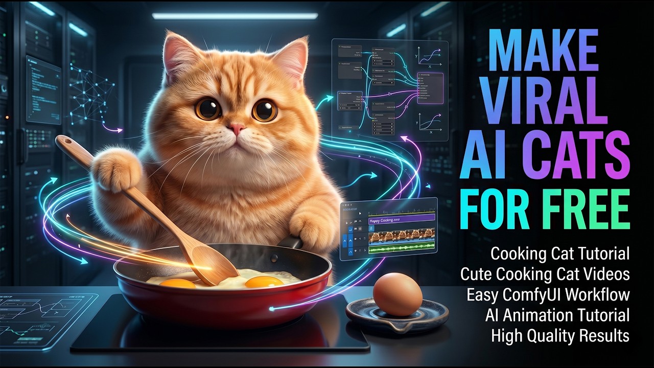 How to Make a Viral Cooking Cat Video Using AI