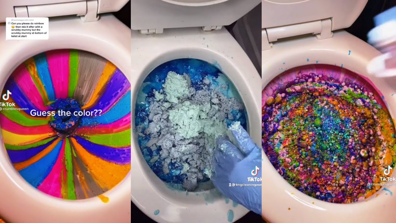 1hr of Satisfying Tiktok ASMR Compilation: TOILET OVERLOAD for almost 300 SUBSCRIBERS ! 🥰💛