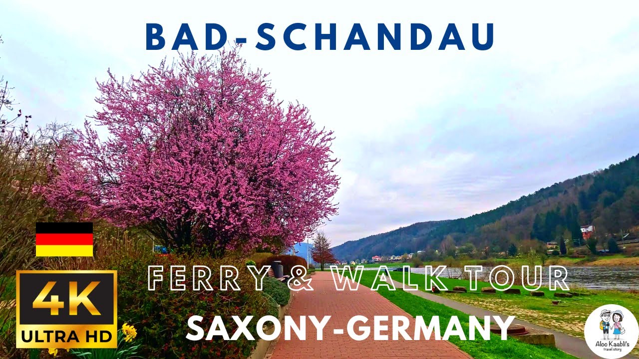 Bad Schandau Walk Tour I Saxony | Germany | 4K | UHD