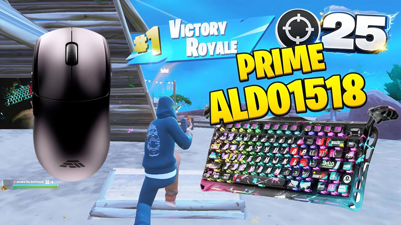 25 BOMB WITH NEW BEST FORTNITE MOUSE AND $300 GAMING KEYBOARD!! **Flick Edge & GravaStar Keyboard**