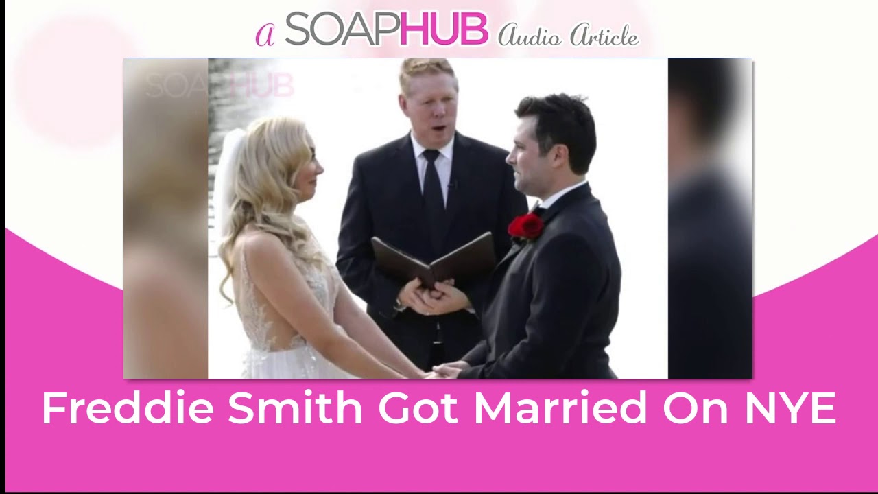 Days of Our Lives Star Freddie Smith Marries Alyssa Tabit on New Year&rsquo;s Eve