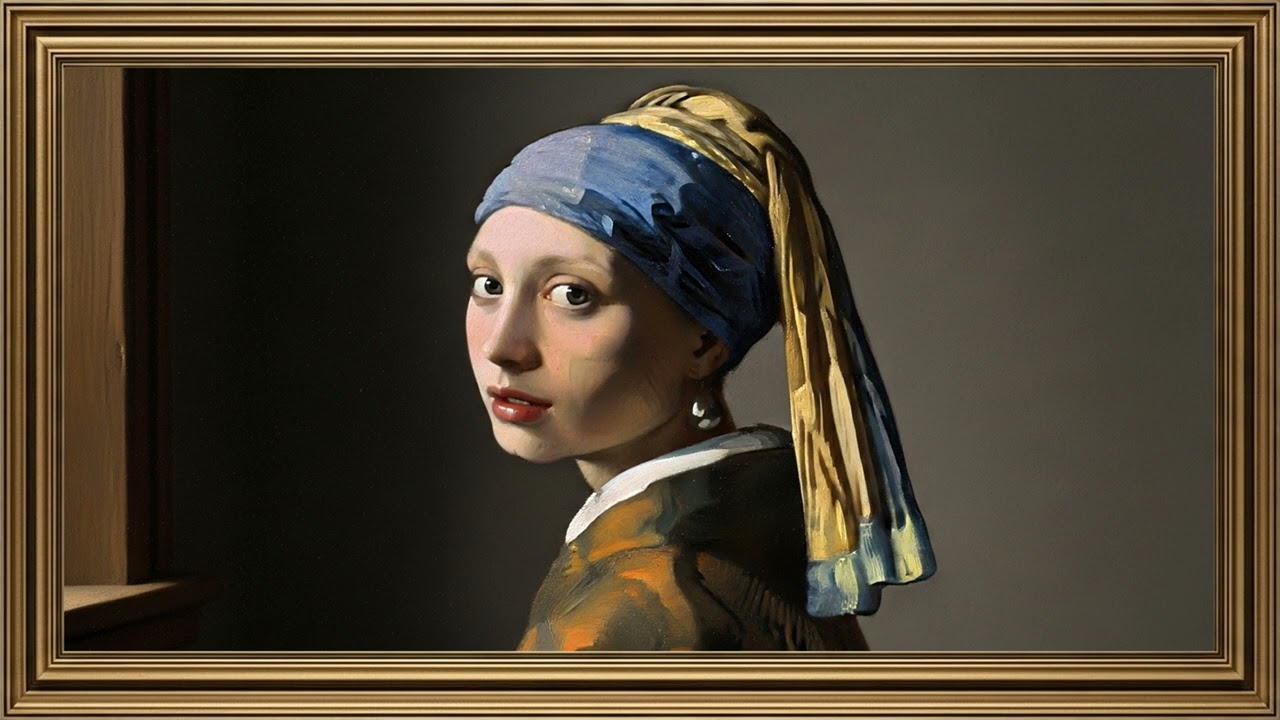Girl with a Pearl Earring – Johannes Vermeer  Dutch Masterpiece 4K Wallpaper  Timeless Portrait