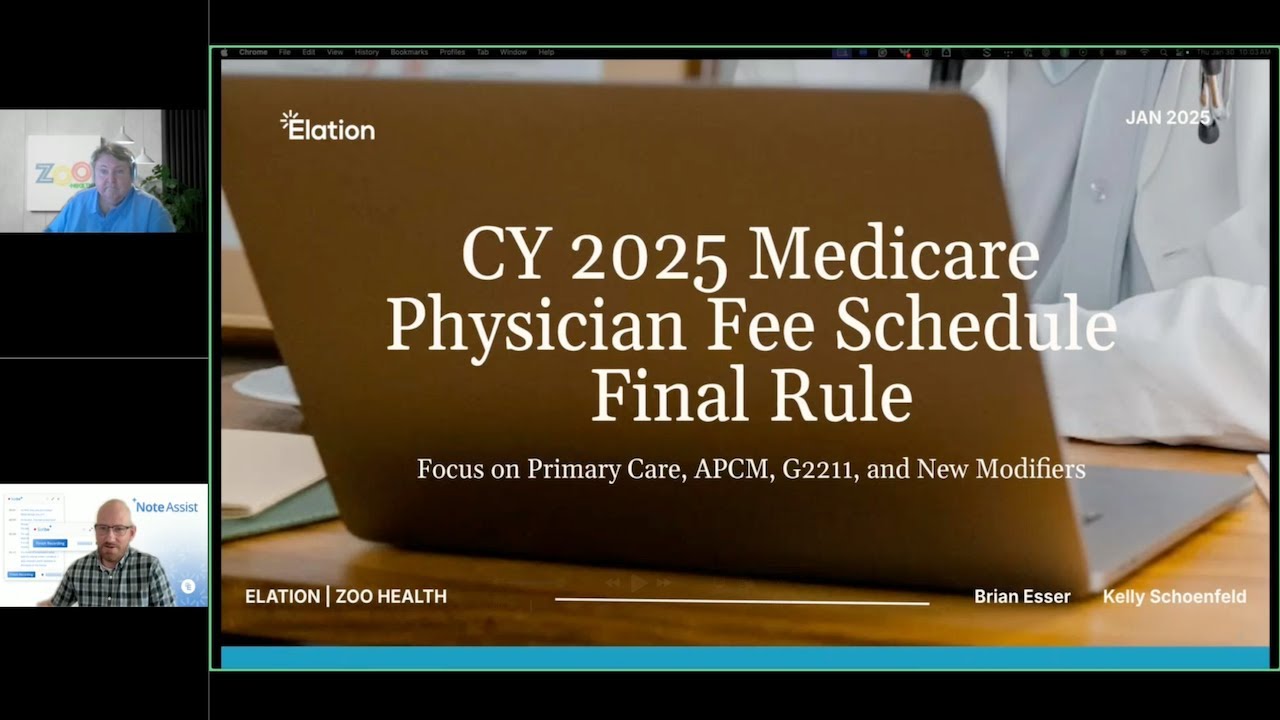 Webinar: Navigating the 2025 Medicare PFS - Maximize Revenue and Simplify Billing
