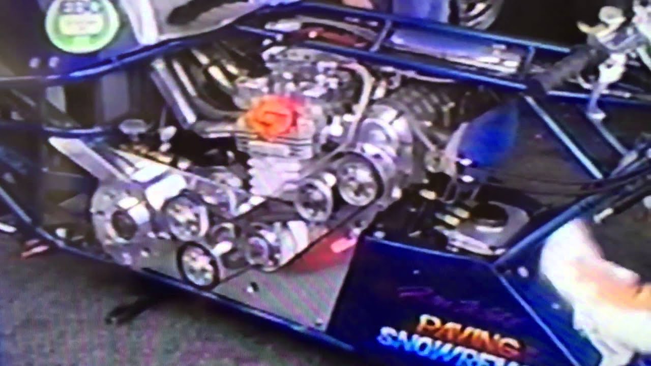 Ron Webb's Fire and Ice Top Fuel Motorcycle in 1991