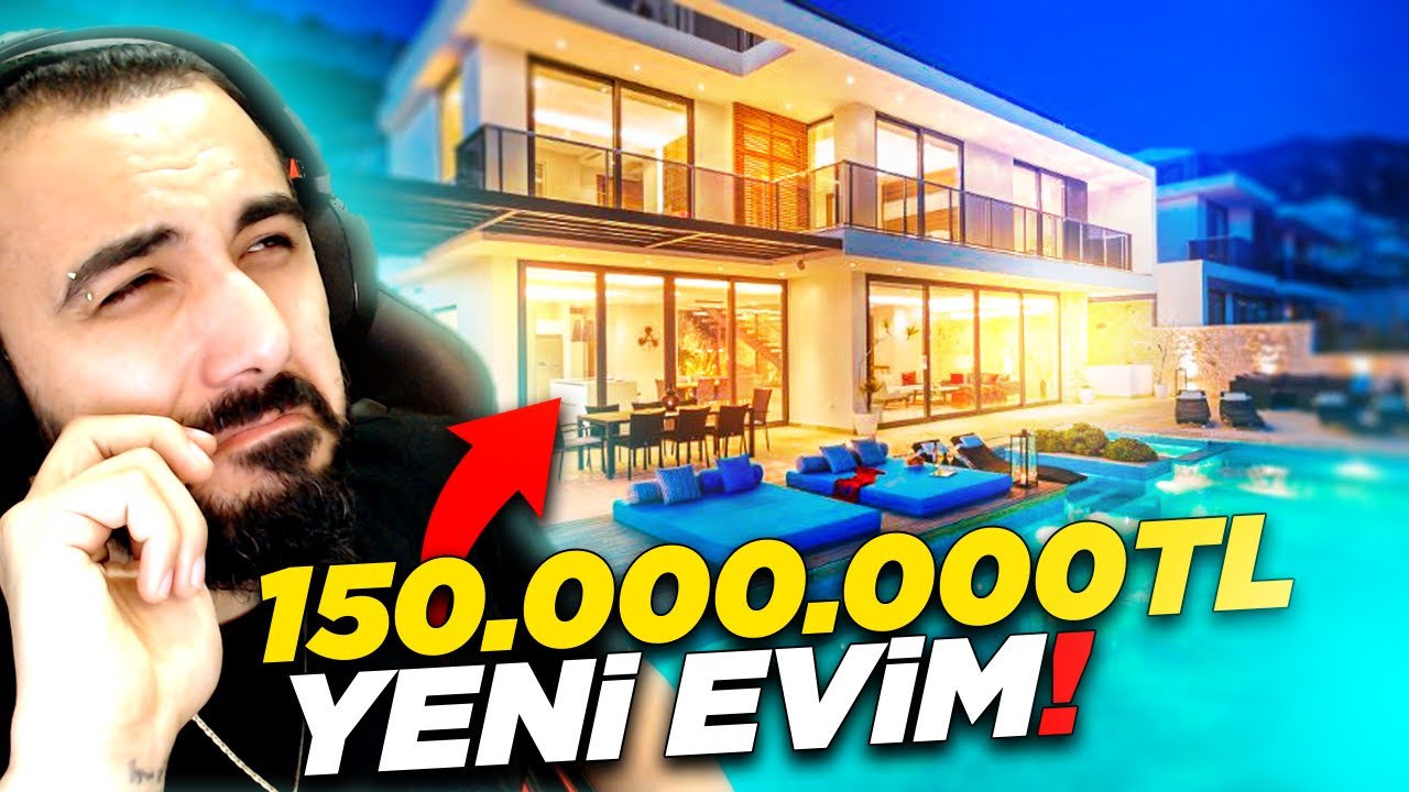 150.000.000TL LÜKS VİLLAM!! TÜM EKİBE KIŞKIRTMA!!