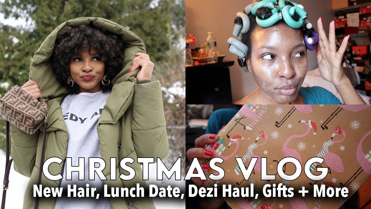 CHRISTMAS VLOG | HAIR FAIL, WRAPPING GIFTS, LUNCH DATE, DEZI HAUL | VLOGMAS 202O DAY 25  KENSTHETIC