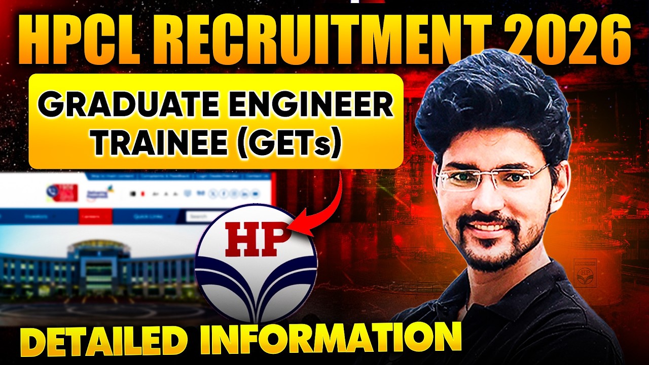 HPCL Recruitment 2026 | Graduate Engineer Trainee (GETs) |Detailed Information| Devendra Poonia Sir