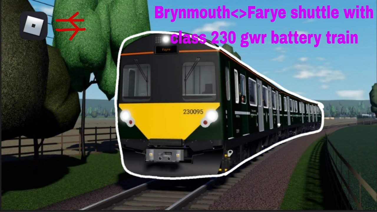 Roblox British Railway | Brynmouth—Farye shuttle | class 230 'GWR' battery train 