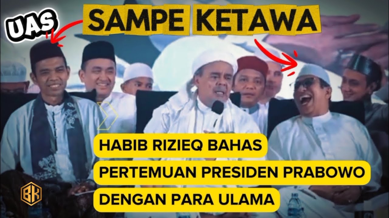 BEGINI KATA HABIB RIZIEQ USAI PRABOWO UNDANG PARA ULAMA