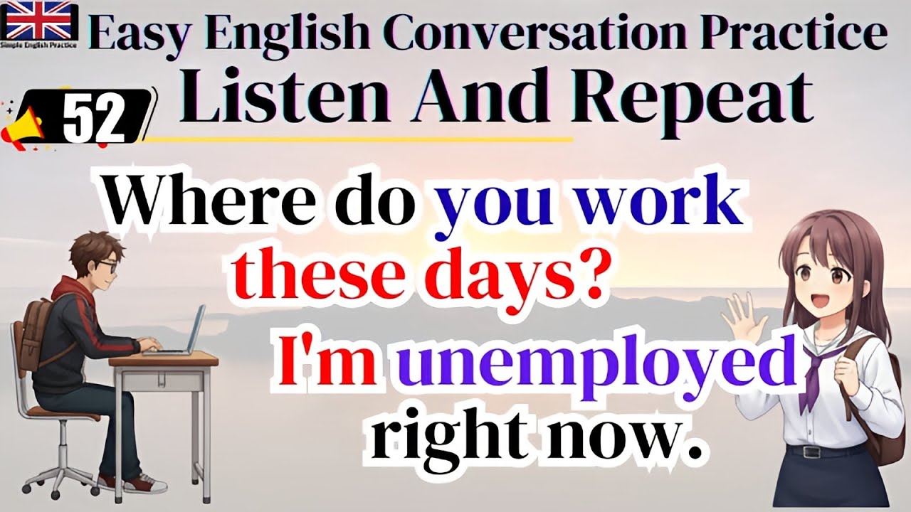English Conversation Practice for Beginners | Simple English for Adults