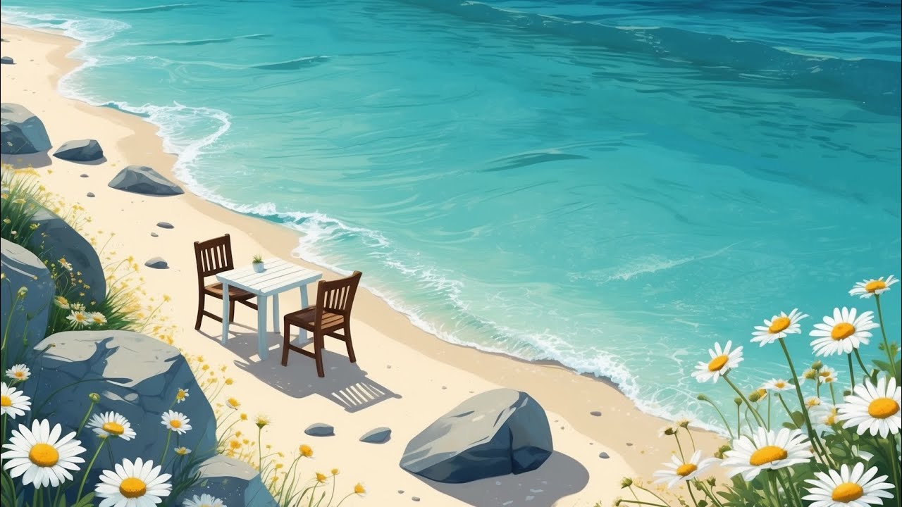 Sunny Shore Lofi 🎧 Soft Hip-Hop Beats for Cozy Vibes & Good Mood