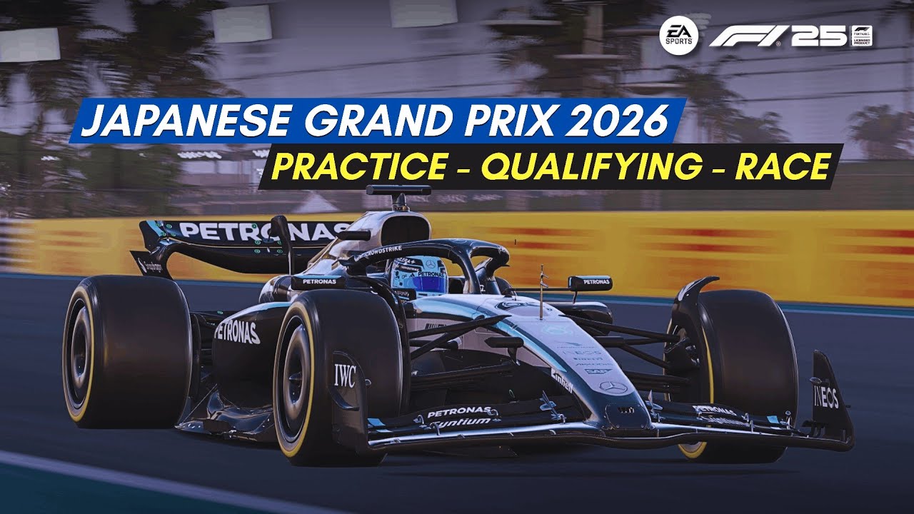 F1 25 Japanese GP | Full Race Weekend (Practice + Quali + Race) | Will Mercedes Domination Continue?