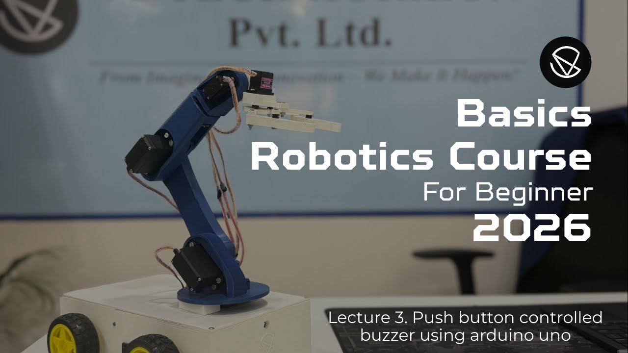 Push button controlled buzzer using arduino uno   