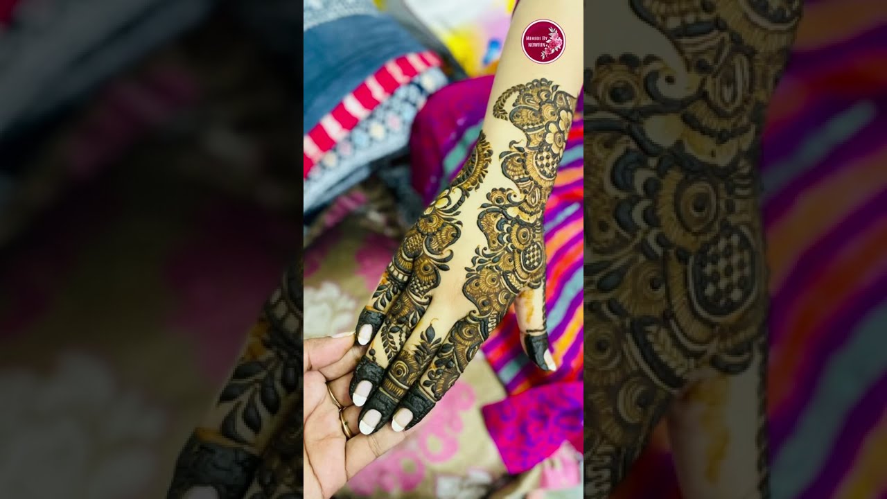 Simple Engagement Henna Tutorial|Mehedi By Nowrin