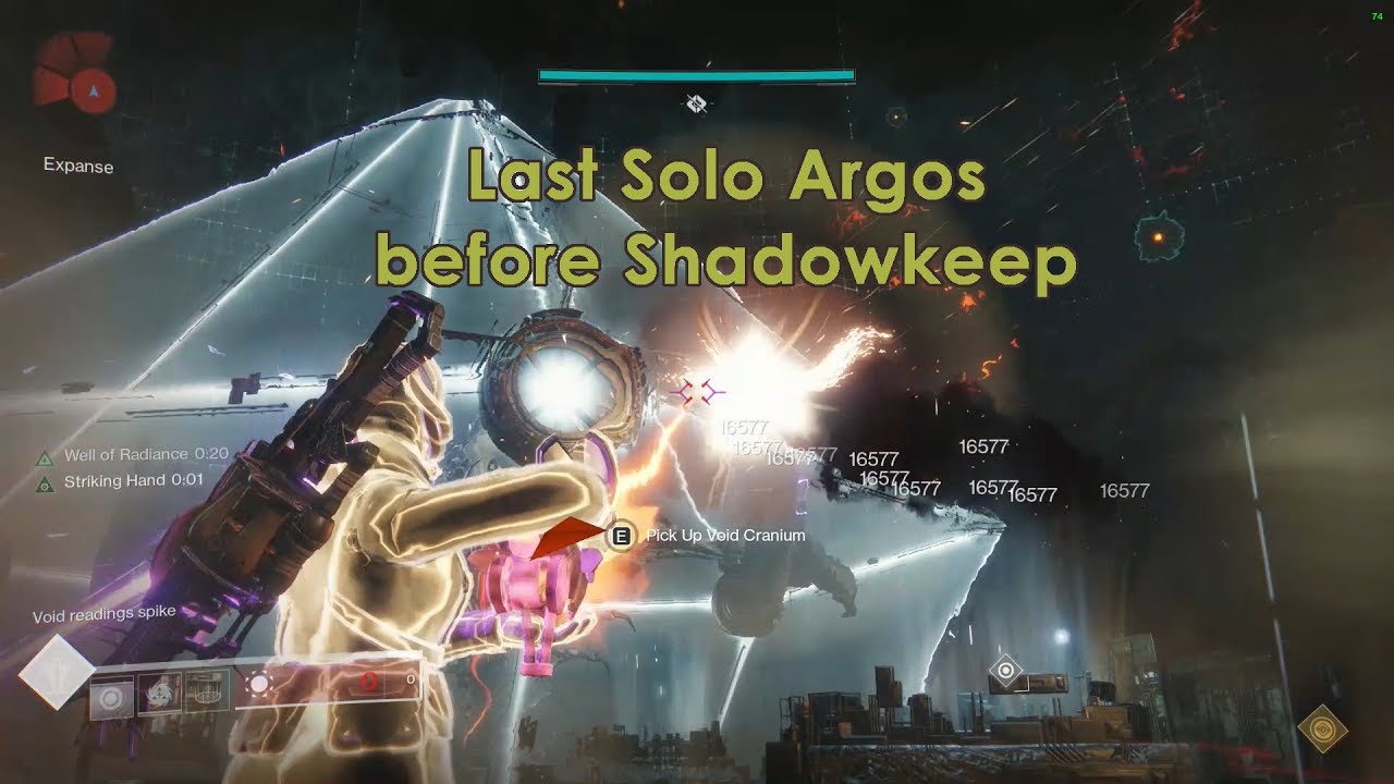 Final Solo Argos before Shadowkeep