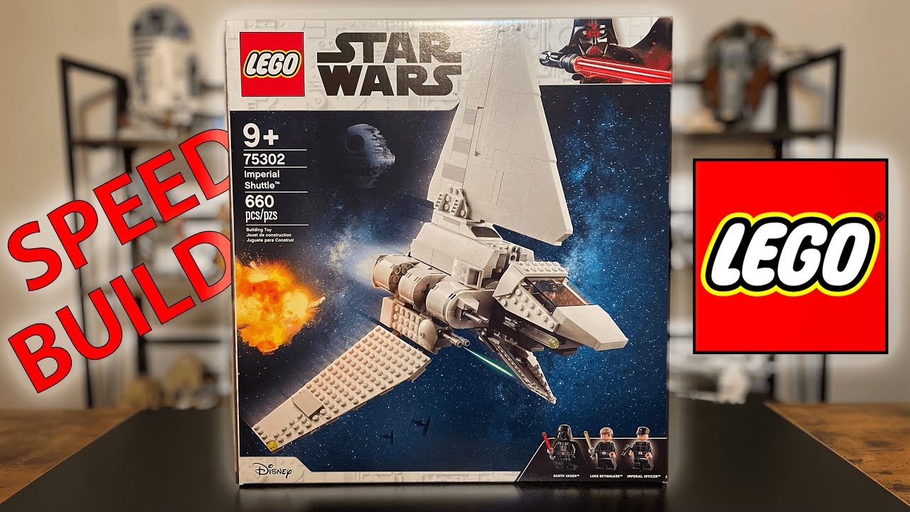 LEGO SPEED BUILD 75302 Imperial Shuttle | Star Wars 2021
