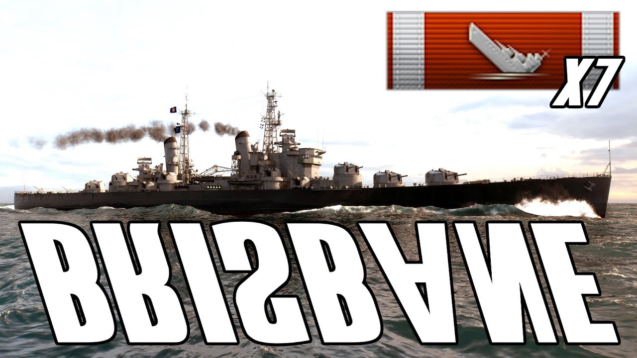 the DOWN UNDER DD Hunter - HMAS Brisbane - World of Warships