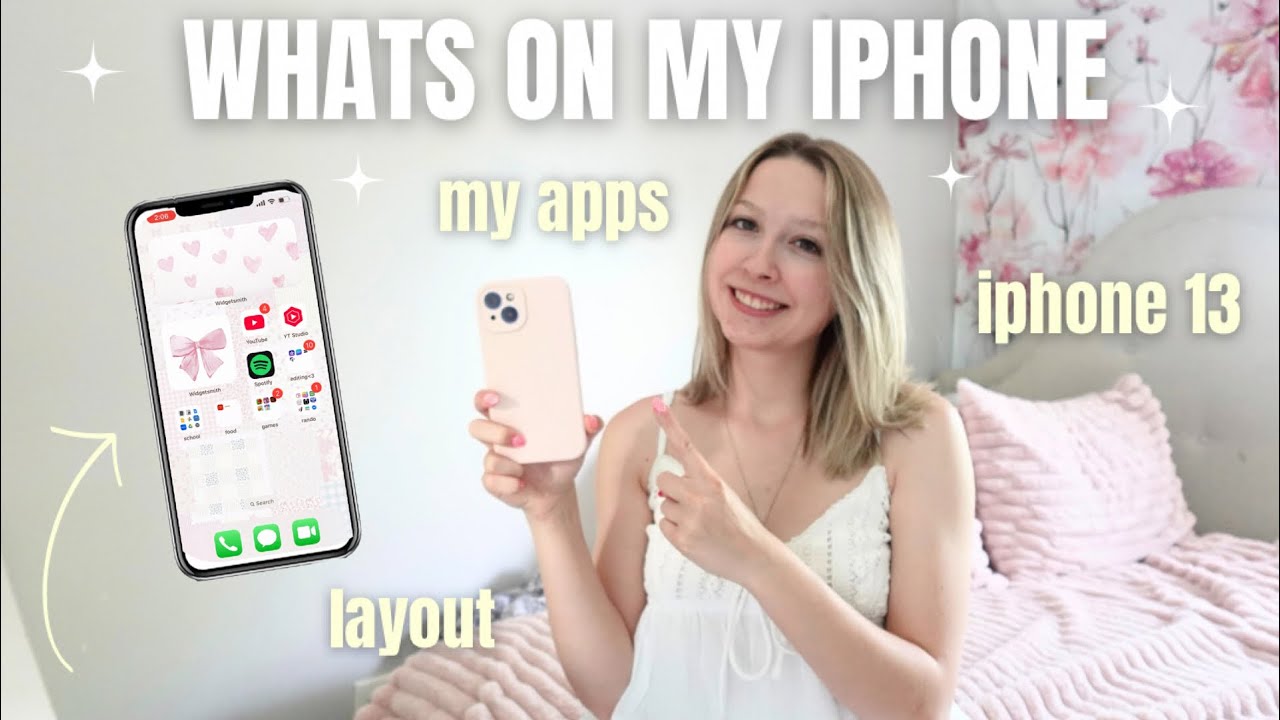 ЧТО НА МОЁМ IPHONE 13⭐️ очень эстетично, мои приложения, мои настройки, обои, виджеты и многое др...