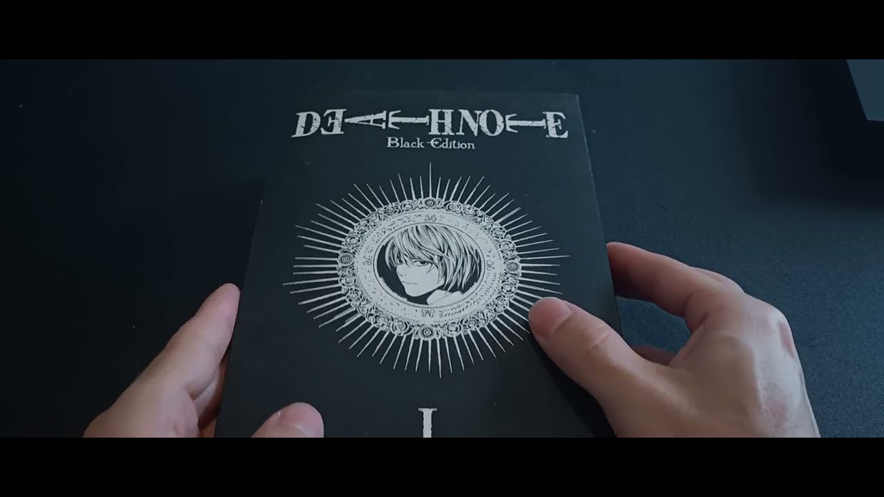 Manga ASMR - Looking at Death Note Black Edition volumes 1 & 2
