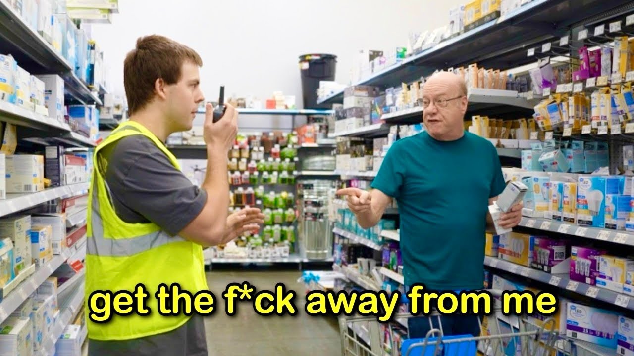 Rude Walkie Talkie Prank At Walmart!