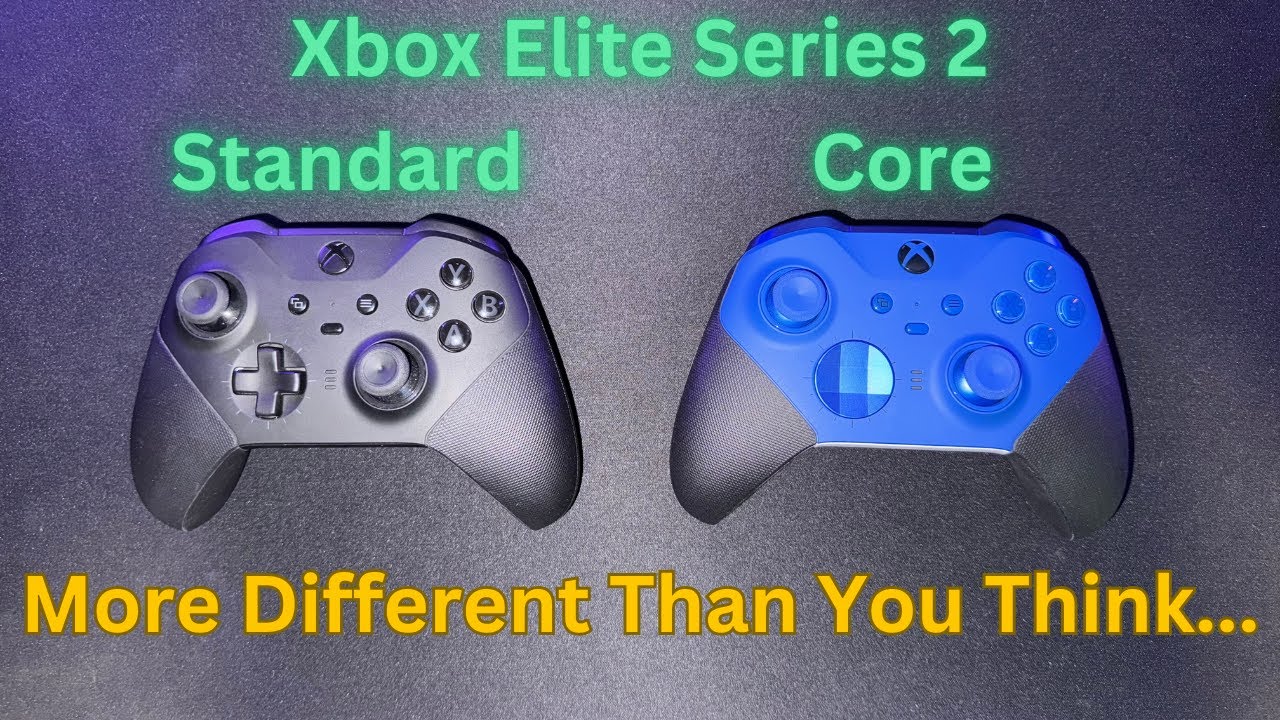 They are NOT the same... Xbox Elite Series 2 (standard vs core)