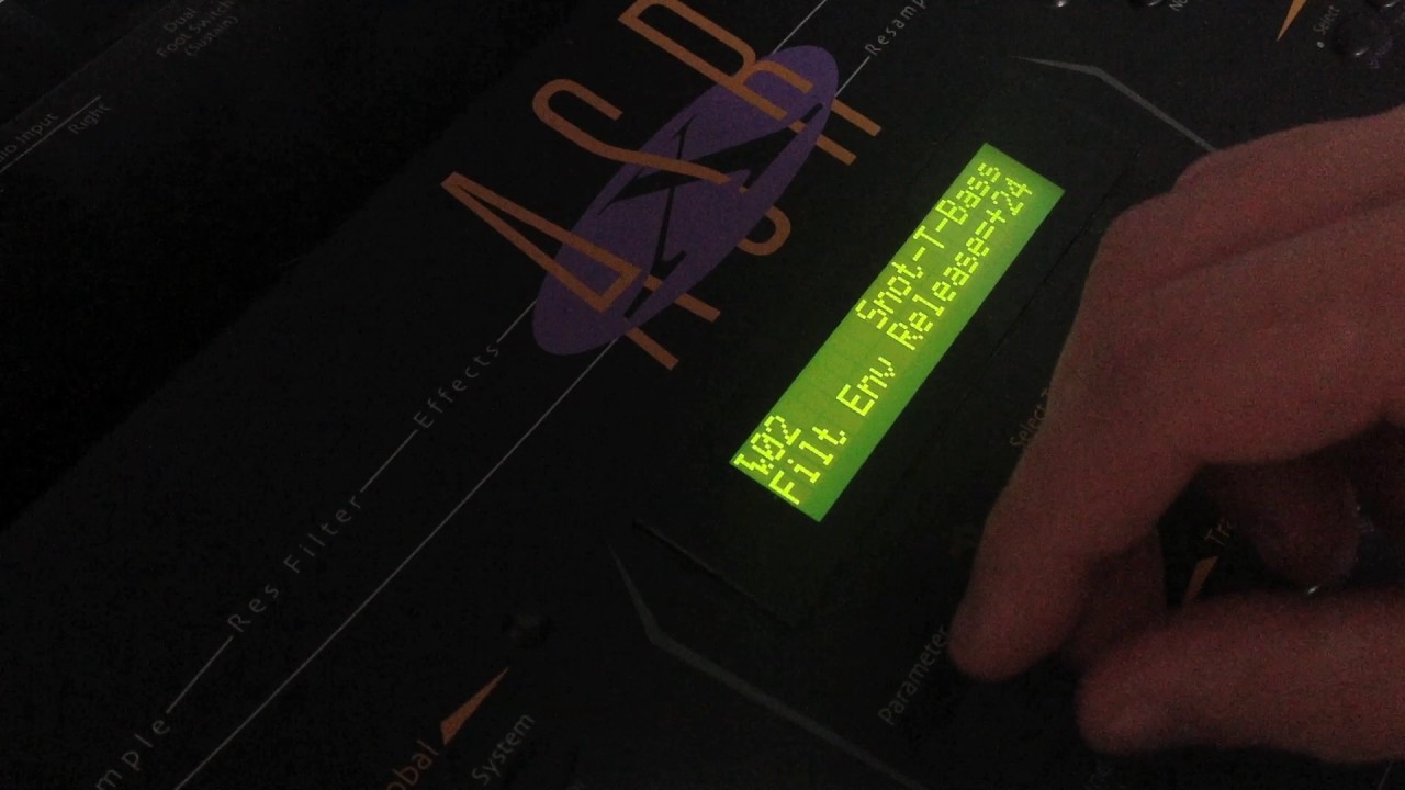 Ensoniq ASR-X build-it Synthesizer , Filter,Resonance ,Sampler