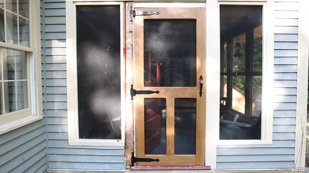 Build a beadLOCK Joined Oak Screen Door