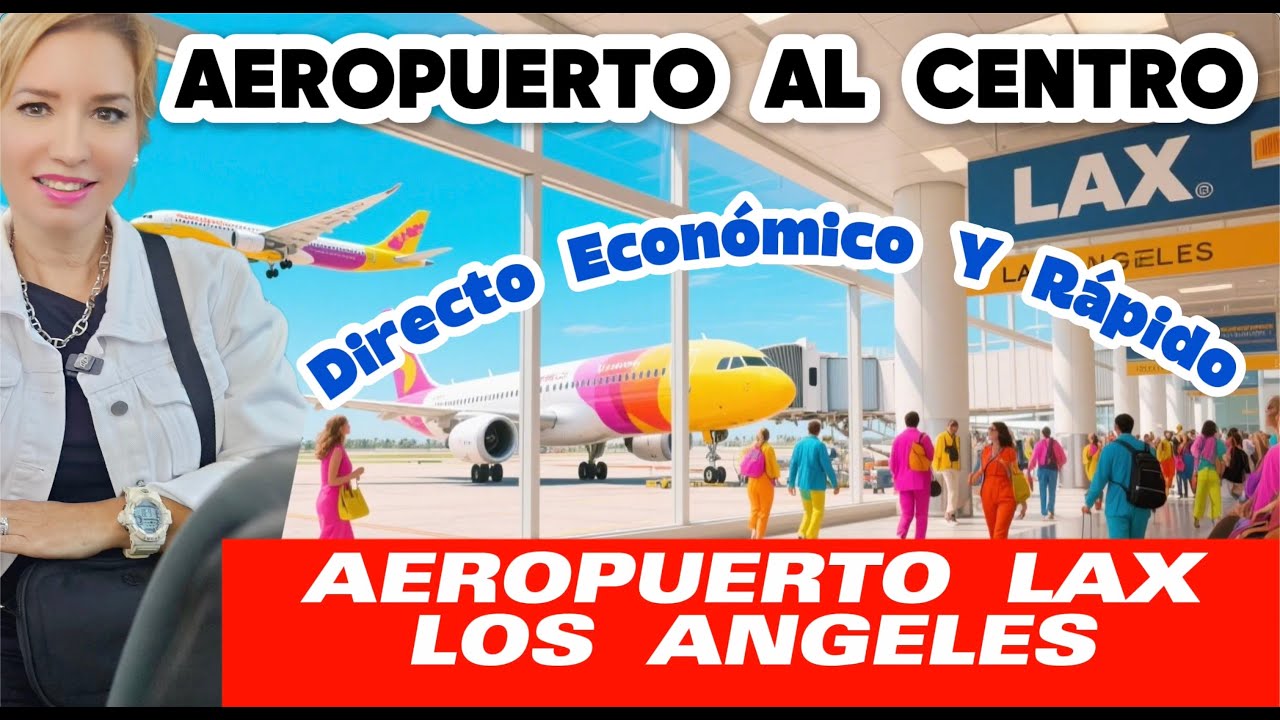COMO LLEGAR 🚌 AL CENTRO DE LOS ANGELES DESDE EL AEROPUERTO ✈️ LAX EN TRANSPORTE PUBLICO? / PRECIO