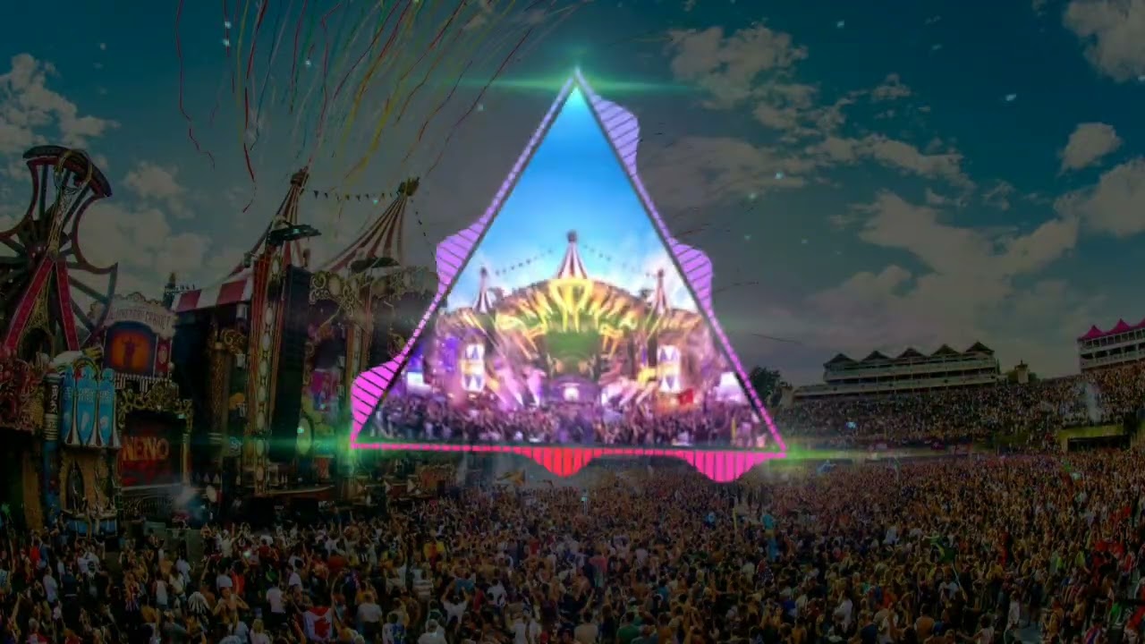 Fast-paced EDM, Big Room House, heavy synth drops, powerful kick drum, high energy, 128 BPM, .