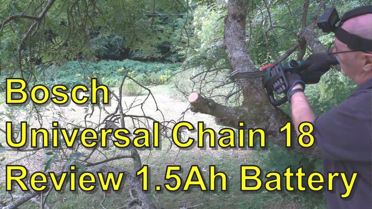 Обзор Bosch UniversalChain 18 с аккумулятором 1,5 А·ч — очень впечатляет!