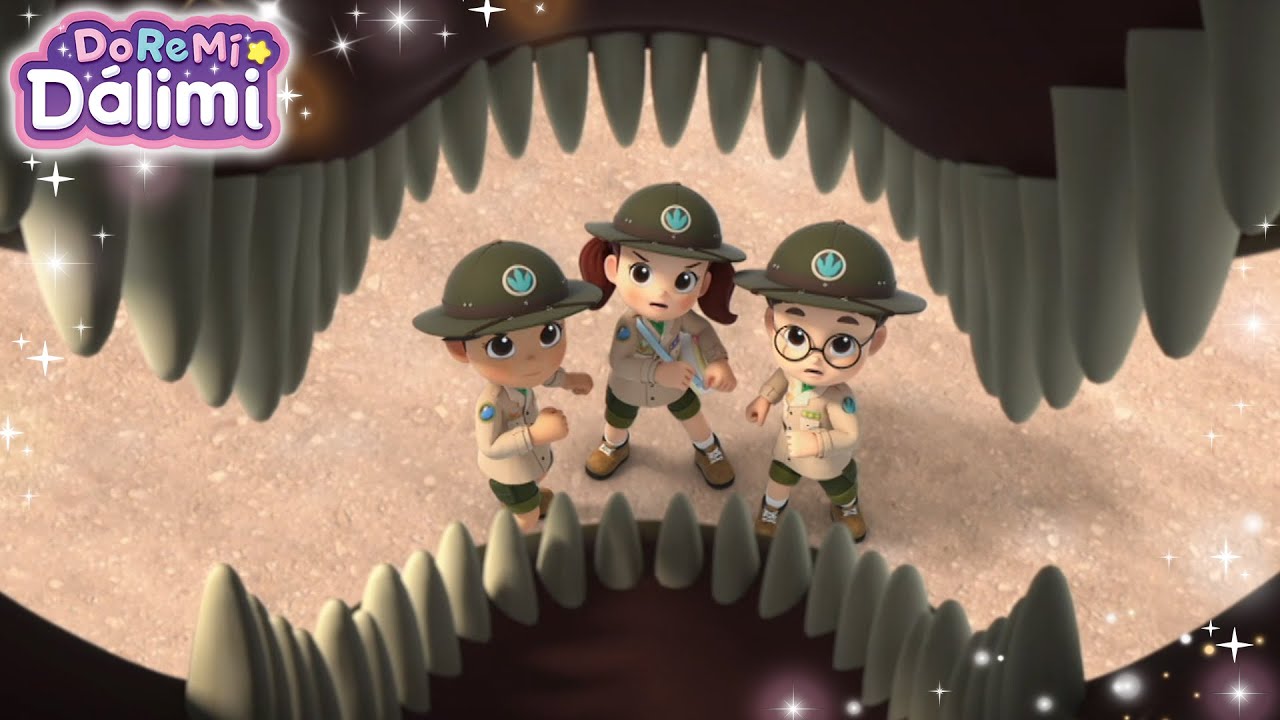 La bebé dinosaurio rosa 2🎈 EP9 🎁nursery rhyme 🍎animación 🎹DoReMi Dálimi en Español Latino #S2
